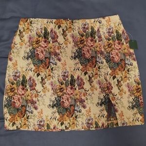 Wild Fable Floral Tapestry Skirt